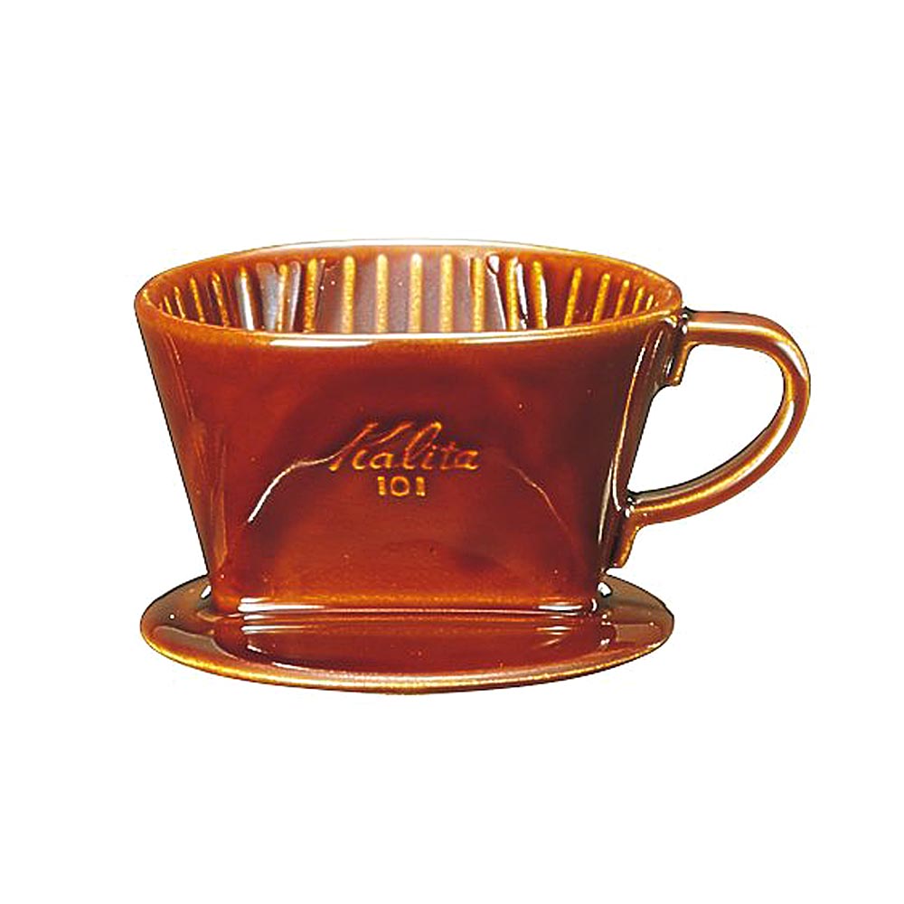 カリタ 陶器製コーヒードリッパー 101-ロトブラウン