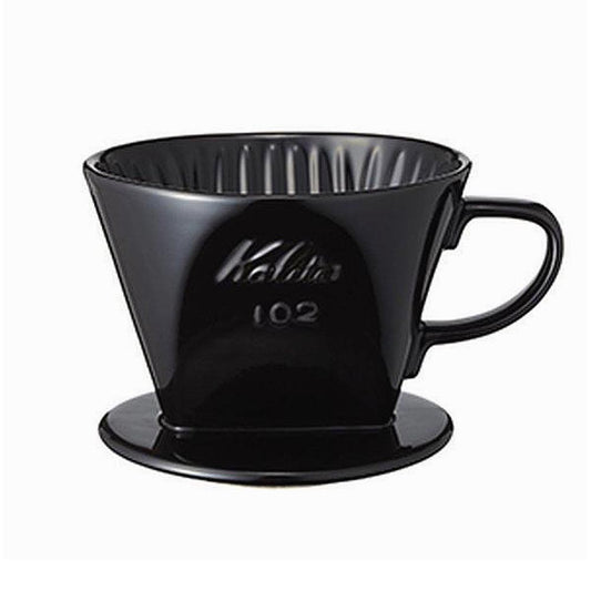カリタ 陶器製コーヒードリッパー 102-ロトブラック