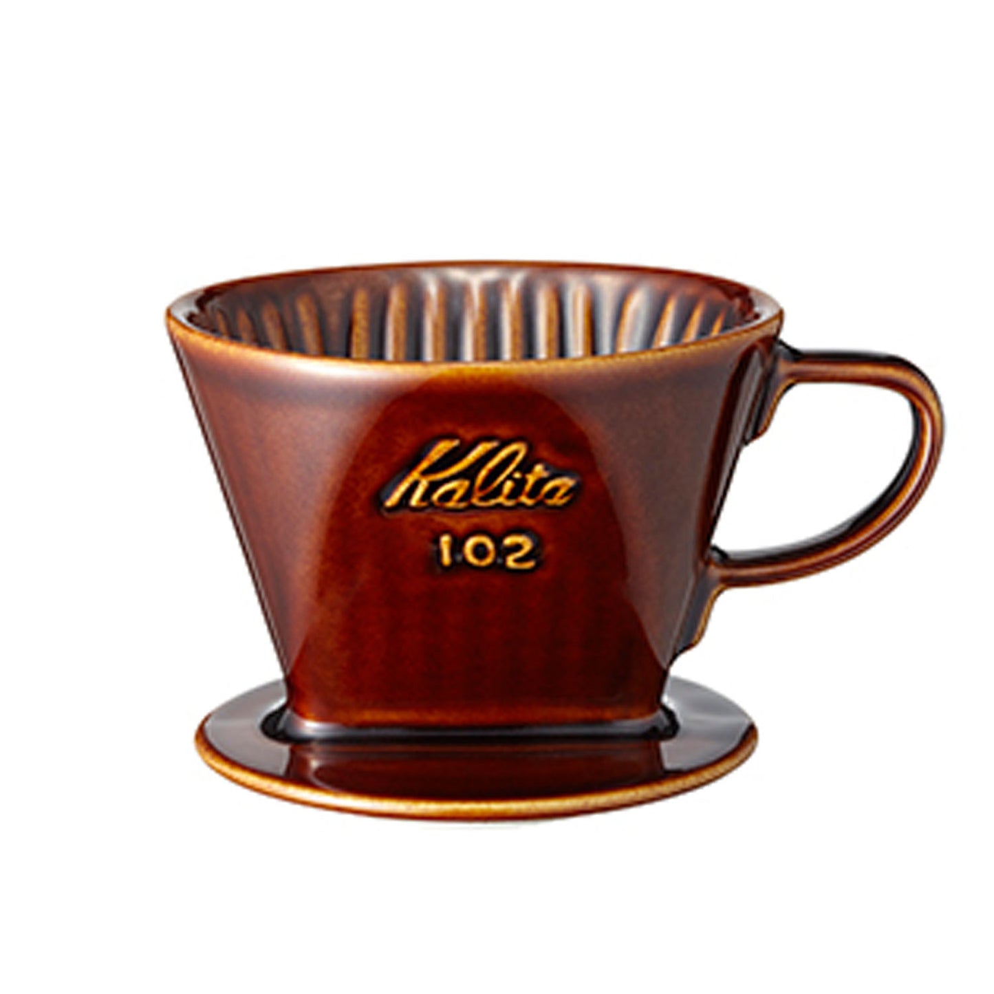カリタ 陶器製コーヒードリッパー 102-ロトブラウン