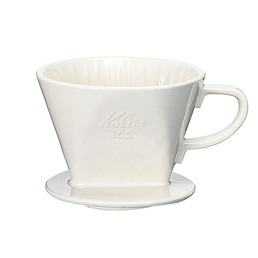 カリタ 陶器製コーヒードリッパー 102-ロトホワイト