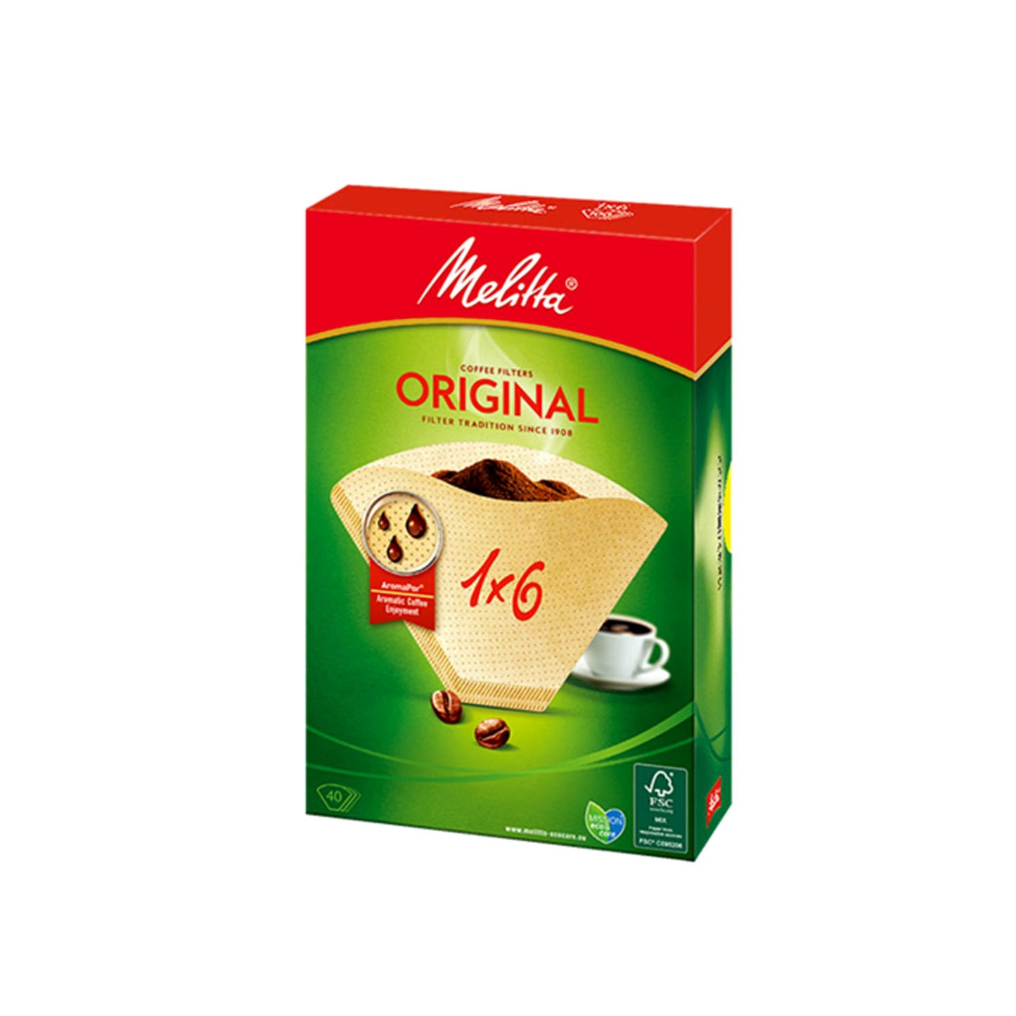 メリタ ナチュラルブラウン 1×6(40枚入)