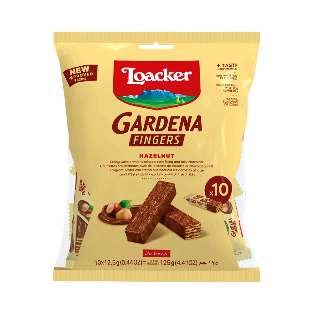 ロアカー ガルデーナフィンガーズ ヘーゼルナッツ
