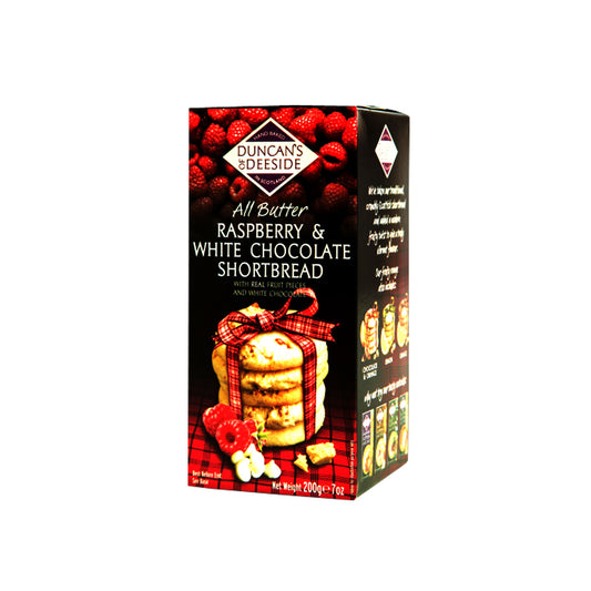 ダンカン オールバターラズベリー&ホワイトチョコチップショートブレッド