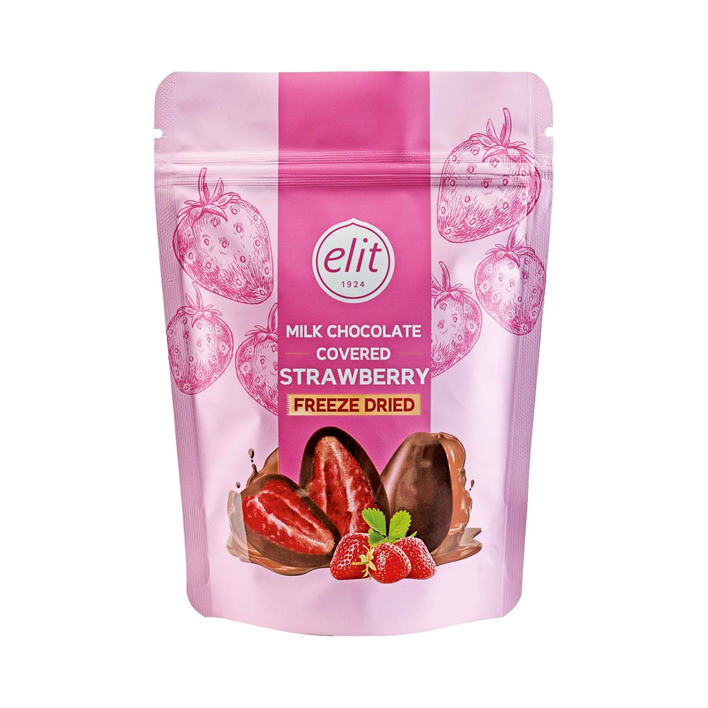 エリート　フリーズドライストロベリー ミルクチョコレート